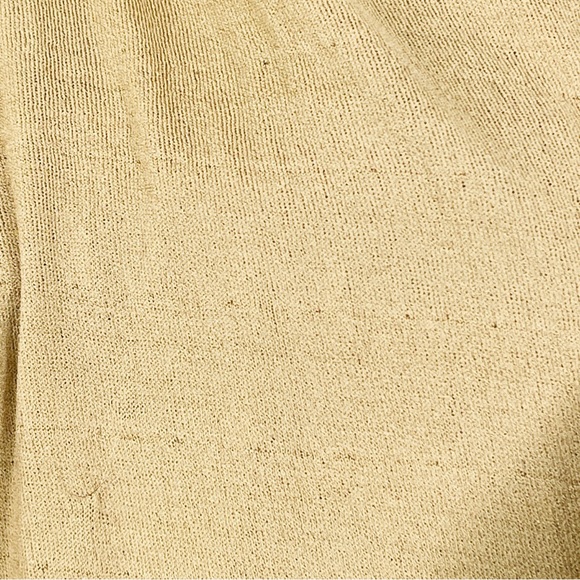 Pete Collection Long-sleeve Top Scrunchy Look Gray with Tan Lining Size Large - Picture 8 of 11